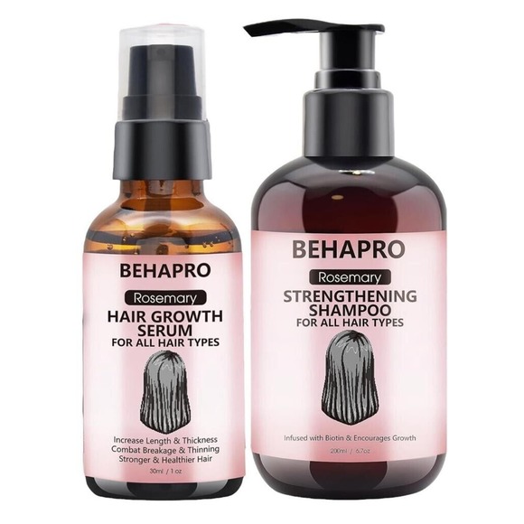 Rosemary Oil for Hair Growth Serum w/Rosemary Hair Growth Shampoo, Hair Growth - Picture 1 of 5